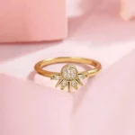Celestial Sun Couple Ring Set 2