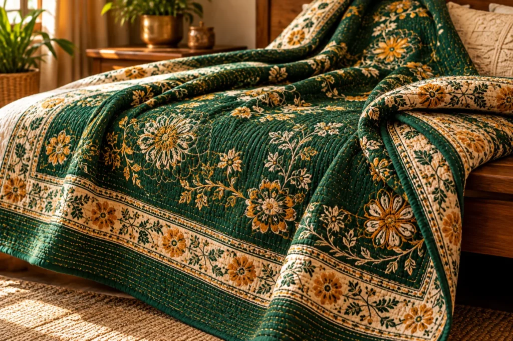 Premium hand-stitched nakshi kantha — Nakshi House